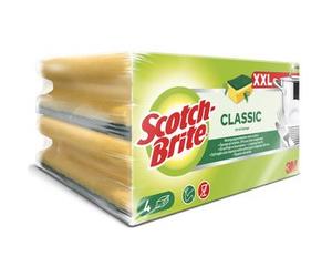 Scotch-Brite Eponge de nettoyage Classic XXL, vert/jaune
