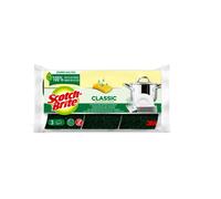 SCOTCH BRITE Éponges grattantes fibre 100% recy double face 3 éponges