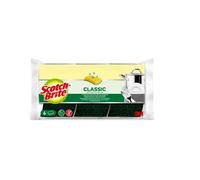 SCOTCH BRITE Éponges grattantes vertes double face résistantes 6 éponges