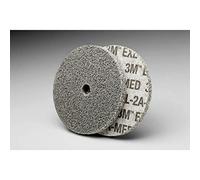 Scotch-Brite EXL Roue unifiée en oxyde d'aluminium, 10000 tr/min, 7,6 cm de diamètre, arbre 1/4", grain moyen 2 A (lot de 20)