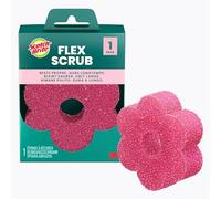 Scotch-Brite Flex Scrub Éponge Vaisselle Non Abrasive (1 Pièce), Éponge Flexible sans Rayures Multi-Usages, Compatible Lave-Vaisselle, Nettoyage Cuisine, Salle de Bain et Maison, Longue Durée