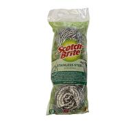 Scotch-Brite Lot de 3 nettoyeurs de casseroles en acier inoxydable, antirouille, extra solides et durables, pour nettoyer les casseroles, poêles et grilles de barbecue, peut causer des rayures