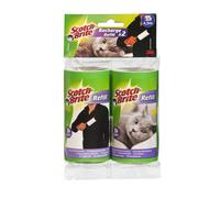Scotch-Brite Lot de Recharge de 2x30 feuilles pour Rouleu adhésif - Efficace sur cheveux, poussière et poils d'animaux
