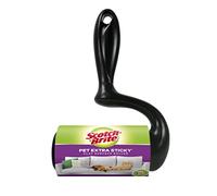 Scotch-Brite Rouleau Anti-Peluches Extra Collant pour Animaux de Compagnie, Surface Plane, 48 Feuilles, 1 Rouleau/Paquet | Idéal pour Nettoyer Les Poils d'animaux des vêtements et du Tissu | Portable