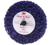 Scotch-Brite(TM) Roloc(TM) + Clean and Strip XT Disc 07470 10,2 x 1,3 cm S XCS, 10 par étui.