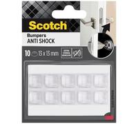 SCOTCH - Butée adhésive - Patin antichoc - Anti-bruit - Carré - 13 x 13 mm - Lot de 10