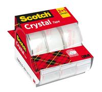 Pack 2+1 dévidoirs adhésifs Scotch Crystal
