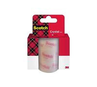 Scotch Recharge de ruban adhésif Crystal – Transparent – 3 rouleaux 19 mm x 25 m – 24 pièces