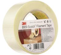Scotch Ruban adhésif filamentaire 8959 transparent 50 mm x 50 m 0,145 mm emballage individuel x12