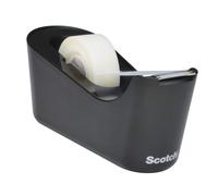Scotch Dévidoir de ruban adhésif C18 Noir + 1 rouleau de ruban adhésif Magic 19 mm x 33 m