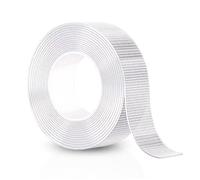 Scotch Double Face, 10M Transparent Sans Traces Adhesif Double Face Extra Fort Pour Affiche, Photo, Stickers Muraux,