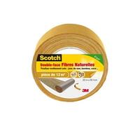 scotch double-face - 20 m x 50 mm - fibre naturelle