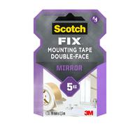 Scotch®Double Face Miroir Blanc 1,5m x 19mm