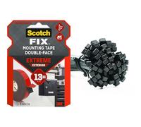 Scotch-Fix Ruban de fixation Extrême pour extérieur, 19mmx5m, 1 rouleau/paquet & ERKO 100 pièces d'attaches de câble professionnelles 100 x 2,5 mm Poignée d'attache de câble
