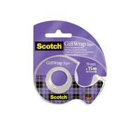 Scotch Giftwrap Distributeur Avec Bande D'emballage Portable 19 Mm X 15 M