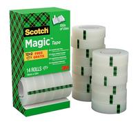 Scotch Ruban adhésif invisible Magic – 14 rouleaux 19 mm x 33 m