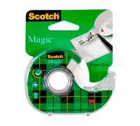 Ruban adhésif Scotch Magic 19 mm x 25 m avec dévidoir