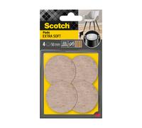 Scotch® Patin adhésif en feutre de laine Beige Ø 50 mm