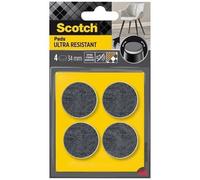 Scotch®Patin feutre bi-matière adhésif arrondi Gris / Blanc Ø 34 mm