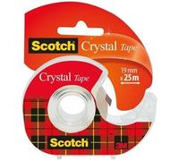 SCOTCH - Ruban adhésif - Crystal - Sur dévidoir - 19 mm x 25 m