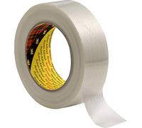 3M Ruban adhésif à filament 8956 89561950 19 mm x 50 m Blanc
