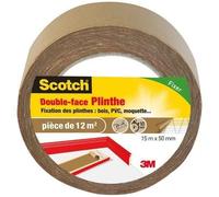 SCOTCH - Ruban adhésif - Double-face - Plinthes - Pièce de 12 m - 50 mm x 15 m