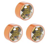Scotch Ruban Adhésif en Toile Orange Haute Visibilité - 1 Rouleau (25 m x 48 mm) | Multi-usages, Forte Adhérence, Déchirable à la Main, Inscriptible, Pour Réparations et Regroupement (Lot de 3)