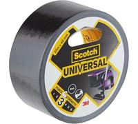 Scotch Toile de réparation Universal 48 mm x 25 m – adhésif puissant et imperméable – Noir