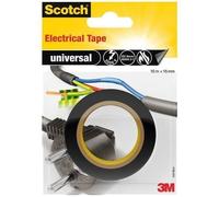 Ruban électrique Scotch noir, 10 m x 15 mm, 1 Rouleau