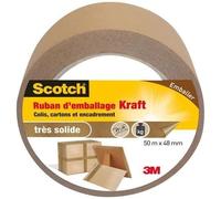 Scotch®Ruban d'Emballage Kraft Kraft 50m x 48mm
