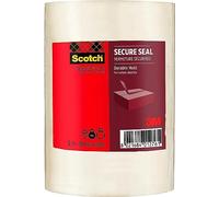 Scotch Ruban d’Emballage Secure Seal, Transparent, 3 Rouleaux, 50 mm x 66 m | Ruban d’Emballage Résistant pour Sceller Colis et Cartons en Toute Sécurité, Forte Adhérence, Résiste aux Déchirures