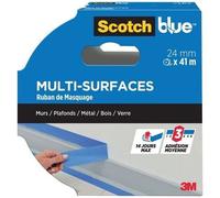 ScotchBlue™Ruban de Masquage Multi-Surfaces ScotchBlue™ - PEFC - Cut Case Bleu 41m x 24mm