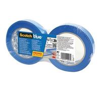 3M ScotchBlue ruban adhésif de peintre 'Multi-Surface' 2090 24mm x 41m, pack de 2 promos x24 morceau