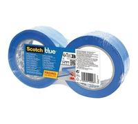 3M ScotchBlue Ruban de masquage multi-surfaces Bleu 41 m x 48 mm - Lot de 2 - PEFC