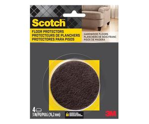 Scotch SP821-NA Lot de 16 Patins en Feutre Ronds Marron 2,5 cm de diamètre