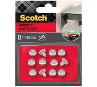 SCOTCH - Ventouse antidérapante - Spéciale verre - Transparente - Ø 10 mm - Lot de 12