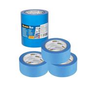 ScotchBlue Ruban de Masquage de Peinture Multi-Surfaces, 3 Rouleaux, 48 mm x 41 m - Scotch Ruban Adhésif Polyvalent pour Travaux de Peinture et Décoration, Intérieur et Extérieur, 70% PEFC