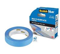 ScotchBlue Ruban de masquage multi-surfaces de qualité supérieure, 24 mm x 41 m, 1 rouleau/paquet - Scotch Ruban adhésif bleu pour peinture et décoration, intérieur et extérieur, adhère bien, 100