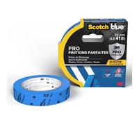 ScotchBlueRuban de masquage de Peinture Finitions Parfaites, 24 mm x 41 m - Scotch Ruban Adhésif Premium pour des Bords de Couleur Nets, Intérieur et Extérieur, PEFC Controlled Sources