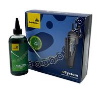 Scottoiler vSystem Huileur automatique pour chaîne - y compris 250 ml All Climate Scottoil Vert..