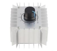 SCR Régulateur de tension AC 220 V 5000 W Contrôleur de moteur Thermostat Variateur Tension réglable Contrôle de la température Métal Compact pour appareils ménagers Lampes Circuits Argent 85 x 70 x