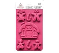 Moule En Silicone La Famille Gingerbread