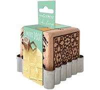 ScrapCooking Tampon pâtisserie en bois 5139 – cube déco 5 faces gravées + découpoir