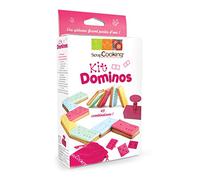 SCRAP COOKING Scrapcooking 2038 Kit Dominos pour Biscuit/Pas ABS Multicolore 21 x 13 x 3,5 cm