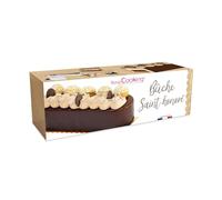 SCRAP COOKING ScrapCooking - Kit Bûche Saint-Honoré - Kit Pâtisserie Bûche de Noël avec Moule, Support & Boite de Transport - Avec Recette Bûche Chocolat, Vanille & Caramel Beurre Salé - 1898