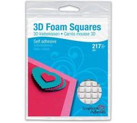 Scrapbook Adhesives By 3 L Lot De 217 Carrés Mousse 3d - Blanc