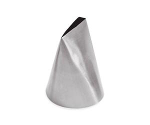 Scrapcooking 1751 Douille XXL en Inox à Motif Pétale pour Réaliser des Feuilles de Glaçages ; Ø5 x H6,5 cm (ouverture max 0,7 cm)