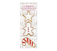 Set de 3 emporte-pièces dorés Noël Scrapcooking