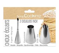 Scrapcooking Kit douilles pâtisserie - Inox