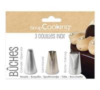 Set de 3 douilles pour bûches Scrapcooking